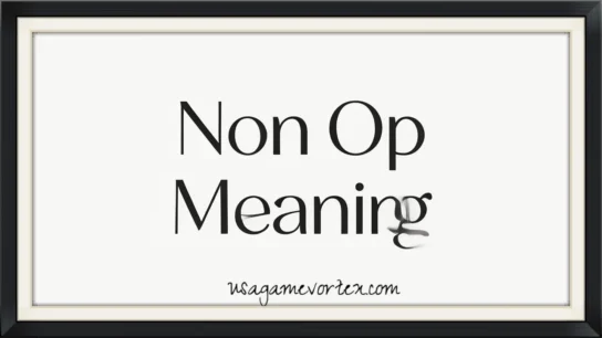 Non Op Meaning