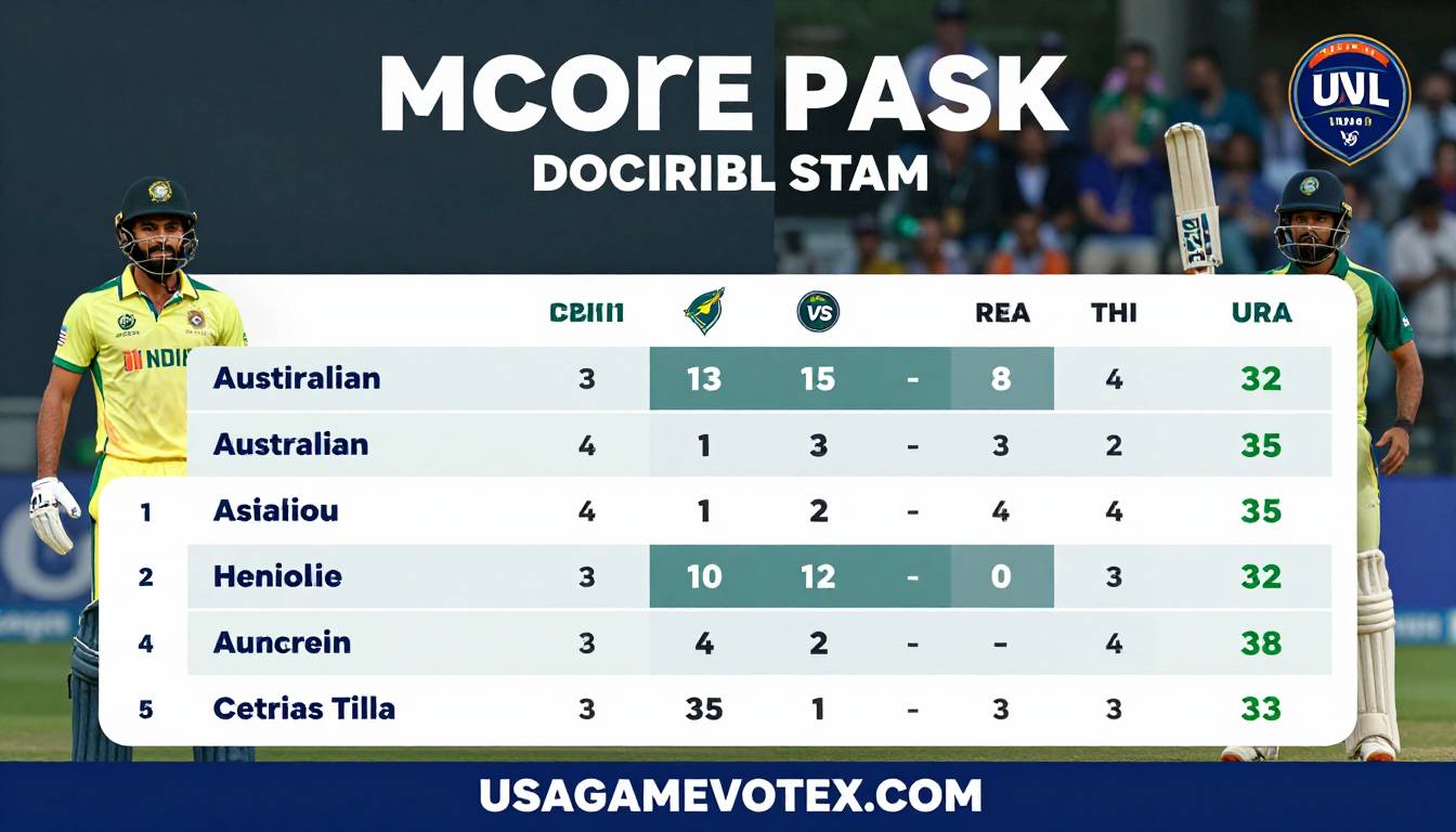 australian men’s cricket team vs india national cricket team match scorecard