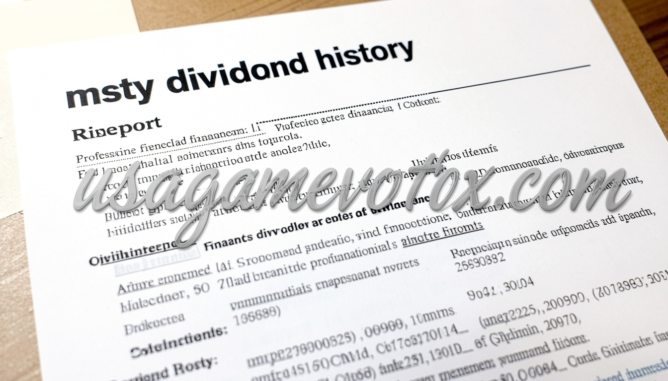 MSTY Dividend History