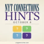 NYT Connections Hints October 8: Answers for Puzzle #850